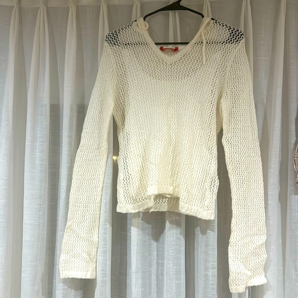 Knitted Fitted Sweater with Built in Cami